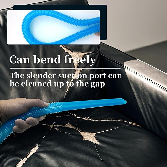 Dryer Vent Hose Cleaner, Portable Cleaner Attachment Hose Lint Duster Duct Tool Deep Cleaning Vacuum Hoses for Home Use