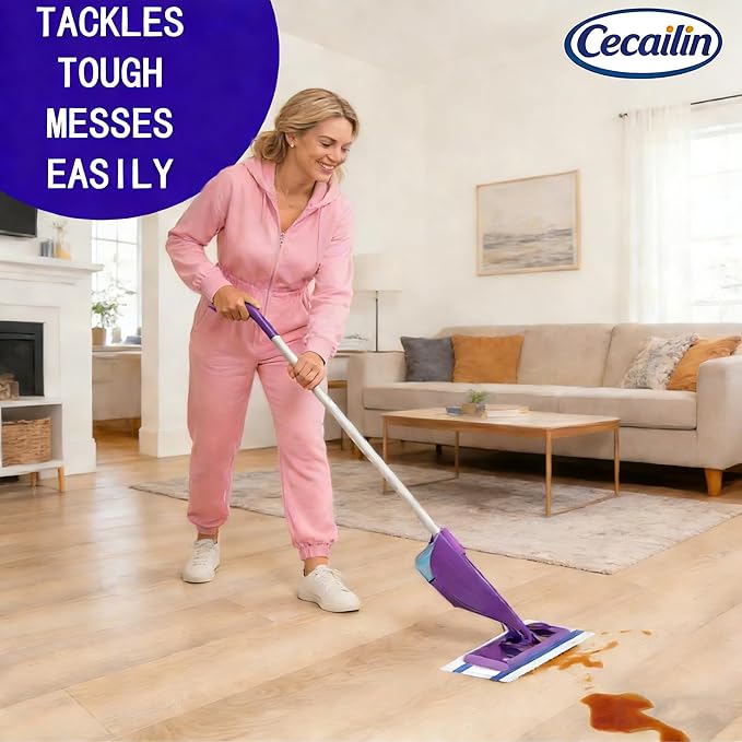 64X Wet Jet Mop Refill Pads.Dry&Wet Mopping Pad.Microfiber.Thickened and Absorbent.Wet Mop Pads Multi Surface.Bathroom Cleaning Supplies