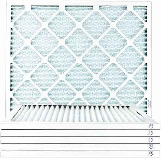 Filters Fast 20x20x1 Air Filter MERV 11, 1" AC Furnace Air Filters, Made in the USA, Actual Size: 19.75"x19.75"x0.75, 6 Pack