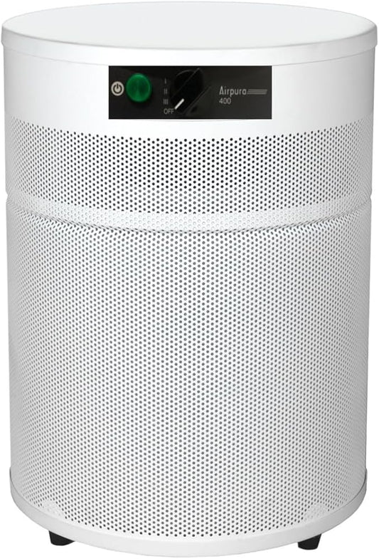 V400 Air purifier by Airpura- Good for Wildfires Air Purifier (White)