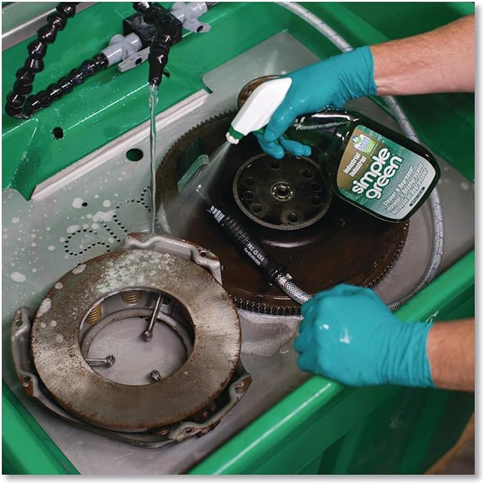 Simple Industrial Degreaser Cleaner, Concentrated, 24 Fl Oz bundled with Micro Fiber Cloth
