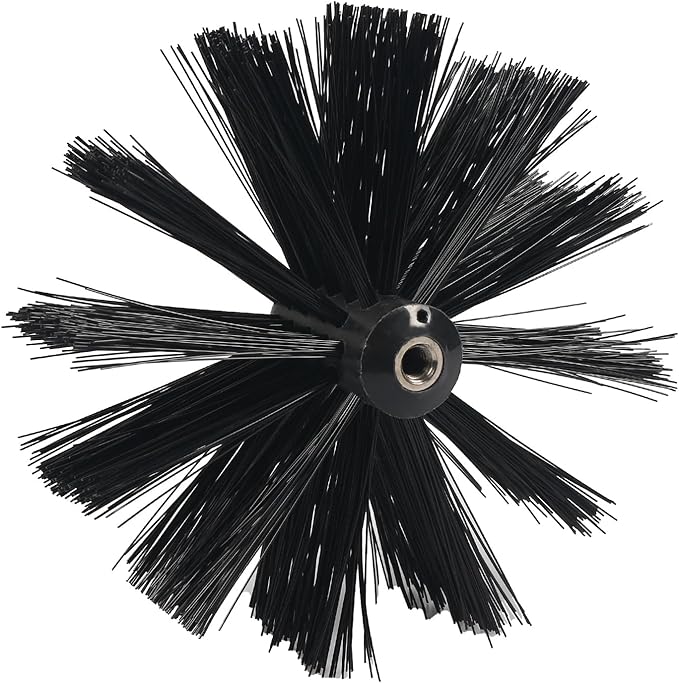 ‌AOGYikang 6” Chimney Brush Head - Heavy-Duty Cleaning Brush Head, 150mm/6in Dryer Vent Cleaner Brush Head, 6-Inch Cleaning Brush Head for Fireplace, Vent Pipe