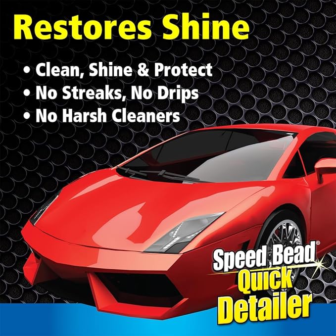 Stoner Car Care 92354-6PK Speed Bead Quick Detailer Spray – Fast Detail Spray for Dust, Smudges and Light Contaminants – Enhances Gloss and Slickness With Carnauba Wax – 22 fl oz (Pack of 6)