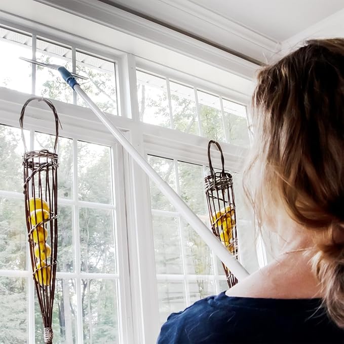 Unger 12” Glass & Surface Squeegee – Multipurpose Rubber Blade Squeegee for Shower Glass, Window Cleaning, Professional Grade Cleaning Tool for The Home