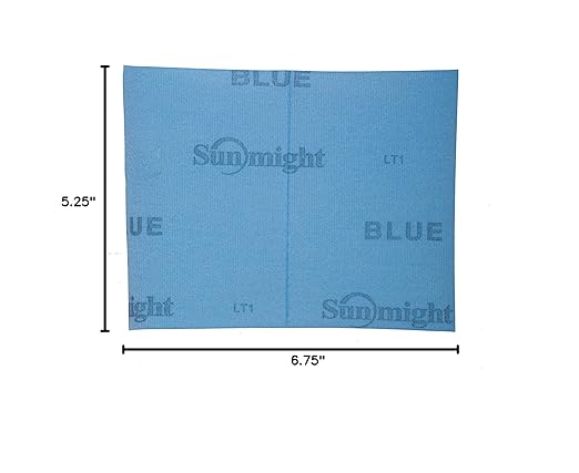 Sunmight 600G Grip 25 Flexible Sanding Sheets - Premium Aluminum Oxide - Flexible Sandpaper Film Backing - Ceramic Alumina Grit - Sandpaper for Wood, Metal, Plastic & Automotive
