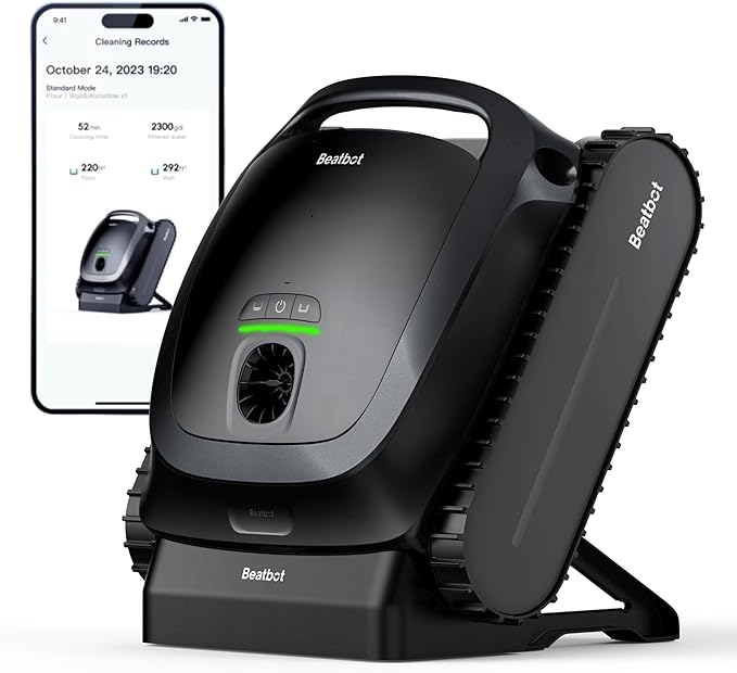 Beatbot A100 Cordless Robotic Swimming Pool Cleaning Vacuum, Wireless Charging, APP Controlled