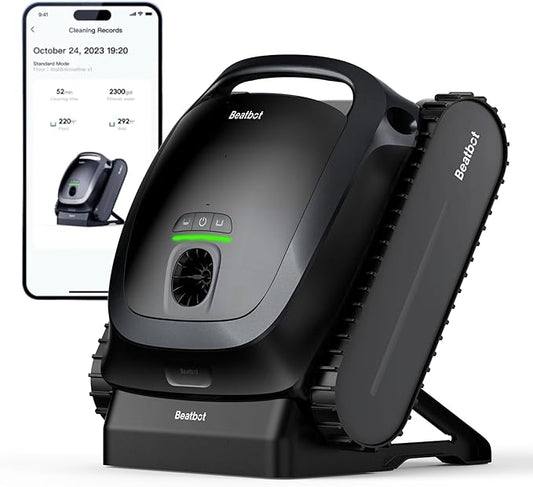 Beatbot A100 Cordless Robotic Swimming Pool Cleaning Vacuum, Wireless Charging, APP Controlled