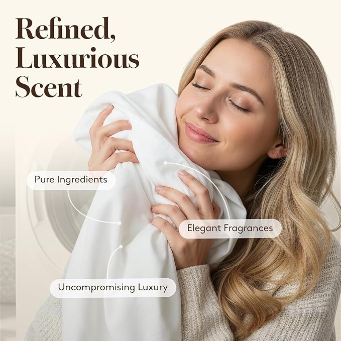 Elegant Luxury Plant-Based Laundry Detergent Lavender & Chamomile Scent, 32oz by Purely Elegant, Biodegradable, Sensitive Skin Safe, Highly Concentrated, Eco-Friendly, Paraben Free, HE Medium