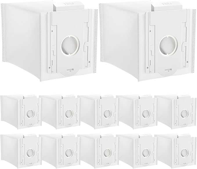 12 Pack VCA-ADB90 Dust Bag Compatible with Samsung VCA-SAE903/AA & VCA-SAE904/AA, Replacement Bags for Jet 75 Complete 75+ 90+ 70+ Series Stick Cordless Vacuum Cleaners, Compared to Part VCA-ADB90/XAA