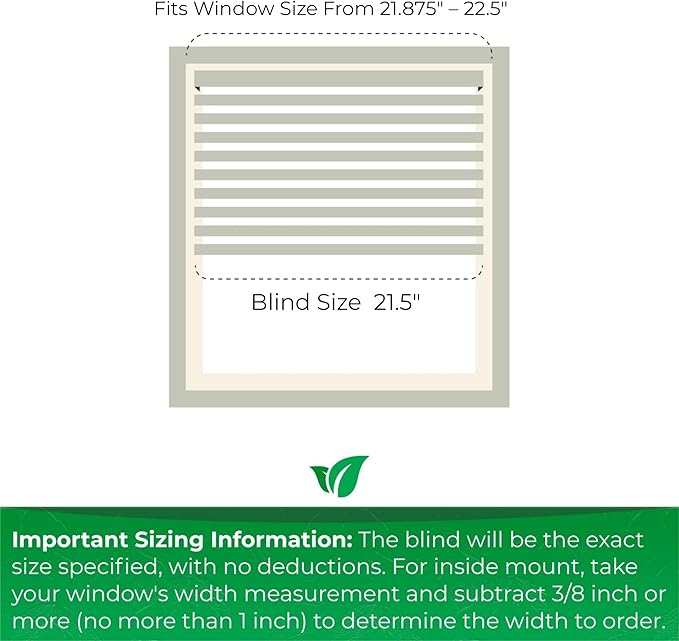 CALYX INTERIORS Faux Wood Blinds with Classic Valance, Cordless, 2" Slat, 21.5" W x 73" H, Blinds for Indoor Windows, Room Darkening Window Blinds for Home Interior Windows and Doors, Pure White