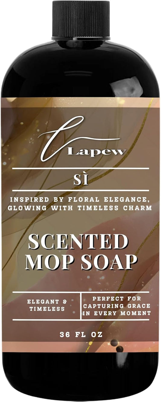 Luxury Floor Cleaner, Scented Mop Soap Concentrate | Hard Floor Cleaner for Tile, Vinyl, Laminate, LVP & Sealed Hardwood | Low-Foam, Streak-Free | 36 oz | Sì