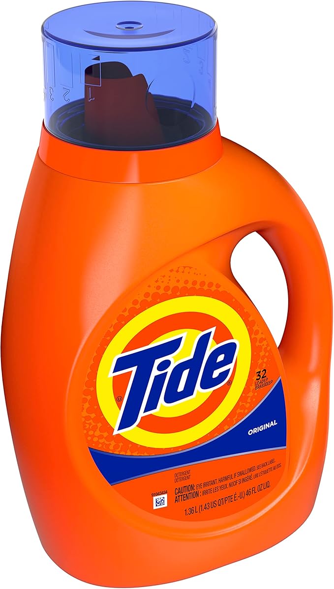 Tide Liquid Laundry Detergent, Original, 32 Loads, 46 Fl Oz