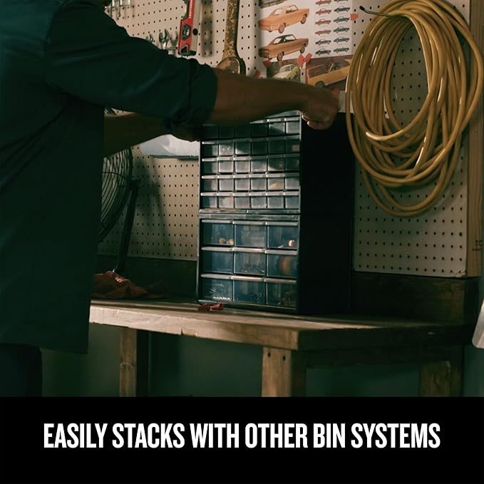 CRAFTSMAN Storage Organizer Bin System, 9 Compartment, Plastic (CMST40709) (Pack of 2)