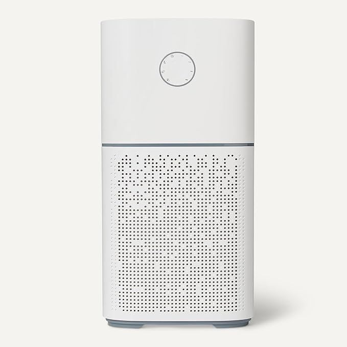 Amazon Basics Air Purifier for Home Large Rooms with 3-Stage Filtration, HEPA Filter, Covers Up to 2600 Sq ft, White