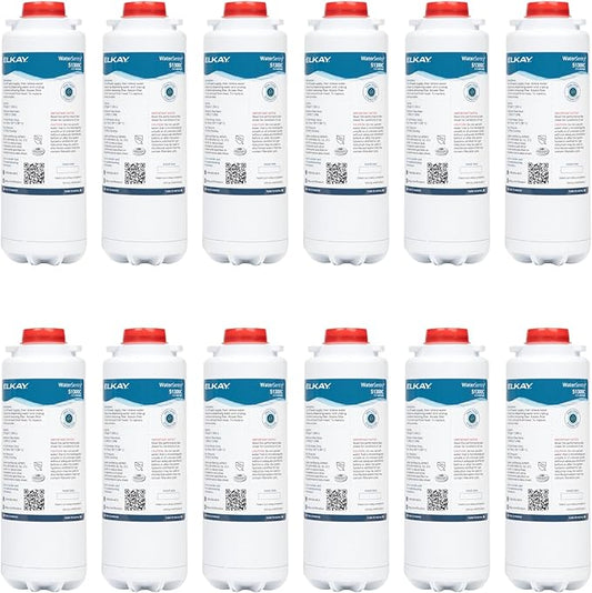 Elkay Genuine WaterSentry 51300C Lead + Microplastics NSF/ANSI Certified Filter (12-Pack)(Bottle Fillers)