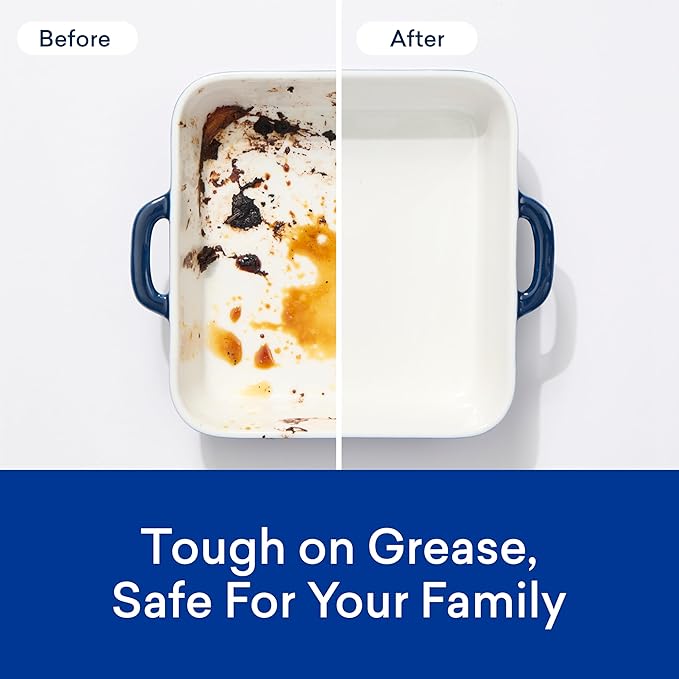 BLUELAND 100% Plastic-Free Dishwasher Detergent Tablets, 120 Count, Lemon Zest Scent, Eco Friendly Dishwashing Pods, Natural, USDA Certified biobased