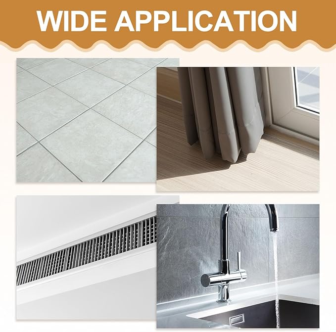 uxcell 2pcs Crevice Cleaning Brush, 8.6 Inch Hard Bristle Cleaning Brush with Rope Bathroom Cleaning Tools for Corner, Window, Faucets, White