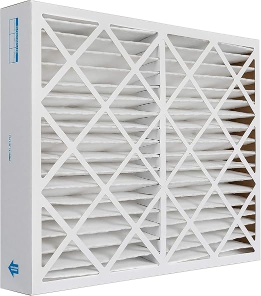 Aerostar 20x25x4 MERV 8 Air Filter, 2 Count, ACTUAL SIZE (19.50 x 24.50 x 3.75) HVAC, Furnace Filter for Allergies, Dust, Pet Dander & Smoke (MPR 1500 / FPR 10) Fits Lennox & Honeywell Devices