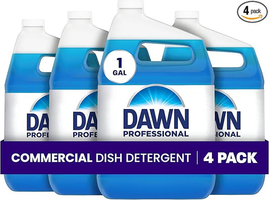 Dawn Professional Pot and Pan Detergent, Regular Scent, 3.8l (Case of 4)