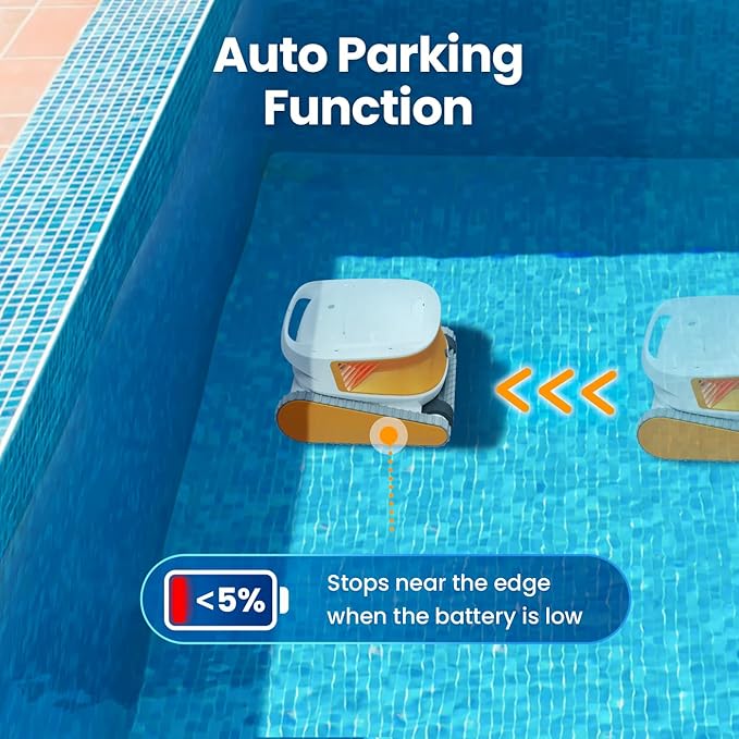 2026 Chasing Hydro 3 Robotic Pool Cleaner for Inground/Above Ground Pools, 150W Cordless Pool Vacuum, Max 200min Runtime, 4.1L Filter Basket, Auto Waterline/Wall Cleaning, Max 1076 sq.ft Coverage