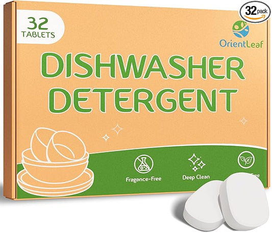 Dishwasher Detergent Tablets, Dishwasher Tablets 32 Count