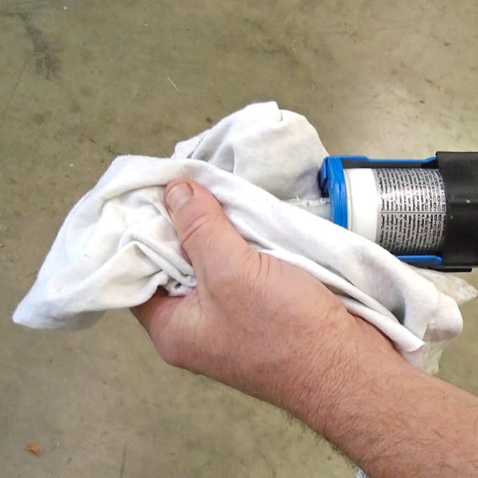New White Knit Special (10 Pounds) T Shirt Rags Industrial Grade Cloth Rags Multipurpose Cleaning, Staining for Restaurants, Home and Commercial