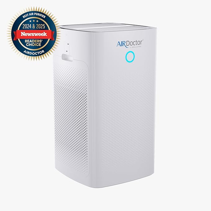 AIRDOCTOR AD5500 HEPA and VOC Air Purifier for Extra Large Spaces & Open Concepts with UltraHEPA, Carbon & VOC Filters - Captures particles 100x Smaller than HEPA Standard (AirDoctor 5500)