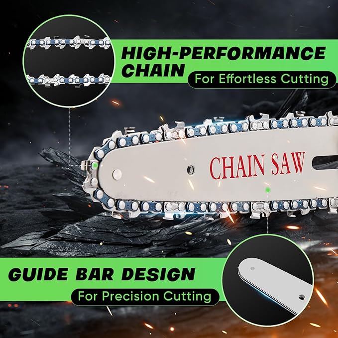Saker Mini Chainsaw Cordless,6 Inch Chainsaw, Mini Electric Chainsaw Cordless Battery Powered,One-Hand Portable Chain Saw for Tree Trimming, Pruning&Wood Cutting,Valentine's Day Gifts for Men Husband