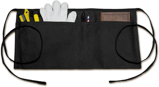 Canvas Work Waist Apron with 3 Pockets