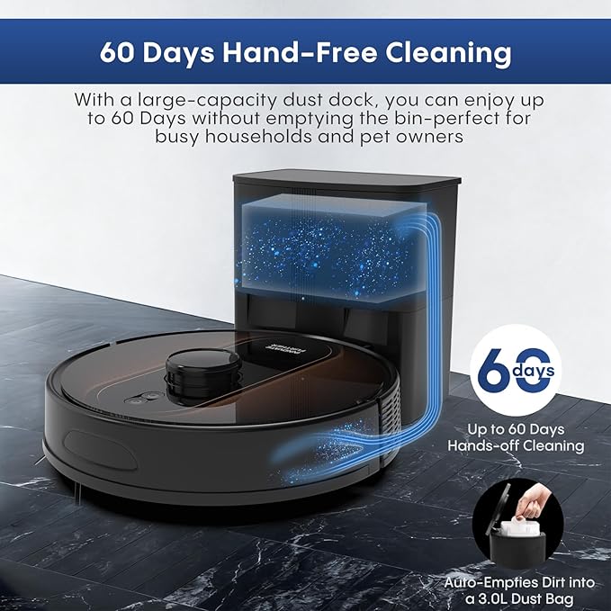Robot Vacuum and Mop with Mapping