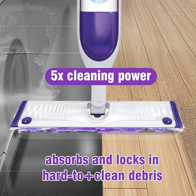 25 Pack Power Mop Refill Pads for Swiffer Power Mop, Disposable Spray Wet Pads Refill for Swiffer PowerMop Multi-Surface Mopping Pad,Mop Head Replacement for Floor Cleaning