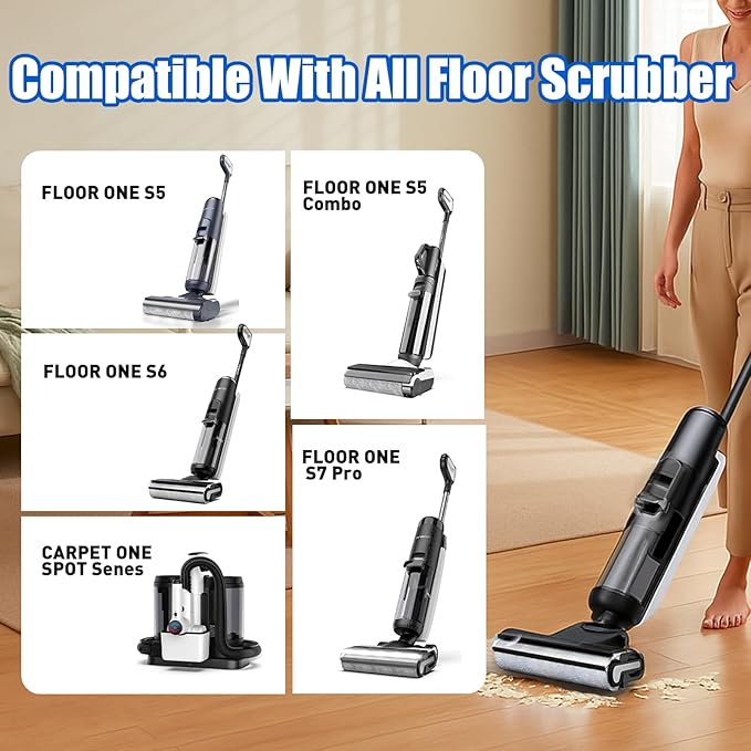 2L Floor Cleaner Compatible with Tineco Cleaning Solution,Multiple Hard Floors for All Robot Vacuums with Mopping and Wireless Wet Dry Dual-Use Vacuum Cleaners（4 Bottle ）