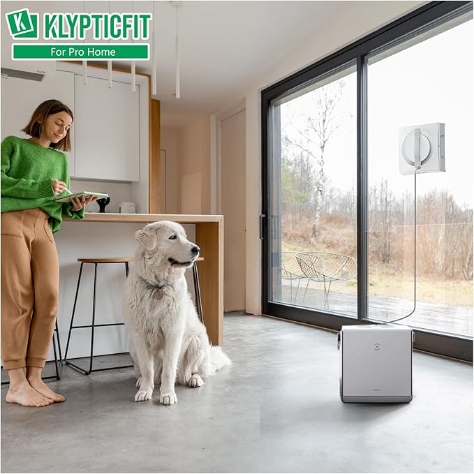 Winbot W2 Pro Replacement Mop Pads - 12 Pcs Washable & Reusable Cleaning Cloths Compatible with Ecovacs Winbot W2 Omni, W1 Pro, W2 Pro Window Vacuum Cleaner Robot