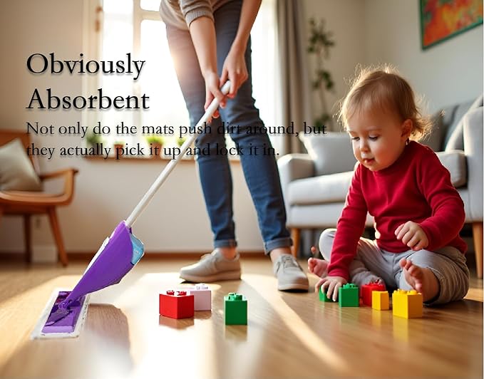 Wet Jet Mop Refill Pads.Dry&Wet Mopping Pad.Microfiber.Thickened and Absorbent.Wet Mop Pads Multi Surface.Bathroom Cleaning Supplies