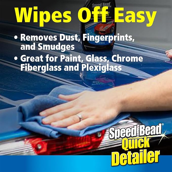 Stoner Car Care 92354-6PK Speed Bead Quick Detailer Spray – Fast Detail Spray for Dust, Smudges and Light Contaminants – Enhances Gloss and Slickness With Carnauba Wax – 22 fl oz (Pack of 6)