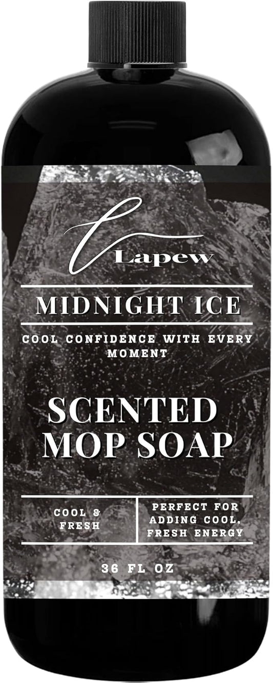 Luxury Floor Cleaner, Scented Mop Soap Concentrate | Hard Floor Cleaner for Tile, Vinyl, Laminate, LVP & Sealed Hardwood | Low-Foam, Streak-Free | 36 oz | Midnight Ice