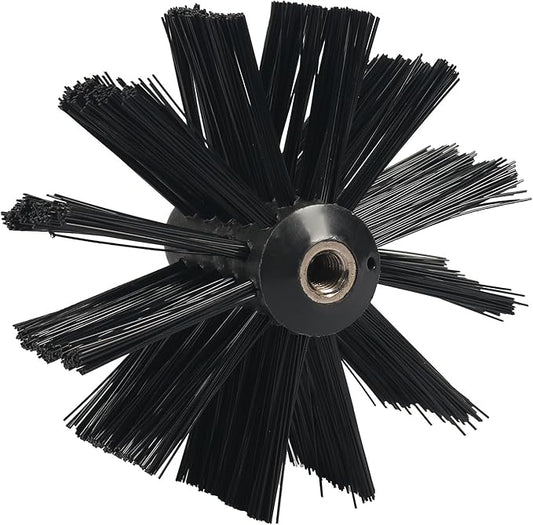 ‌AOGYikang 4” Chimney Brush Head - Heavy-Duty Cleaning Brush Head, 100mm/4in Dryer Vent Cleaner Brush Head, 4-Inch Cleaning Brush Head for Fireplace, Vent Pipe