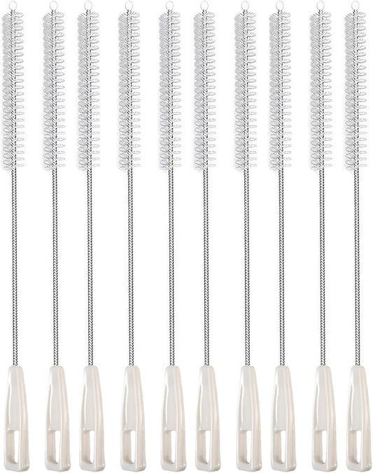 Straw Cleaner Brush Bottle Brush Cleaning Brush Straw Brushes for Cleaning Straws Set 10 Pack, 9.5Inch