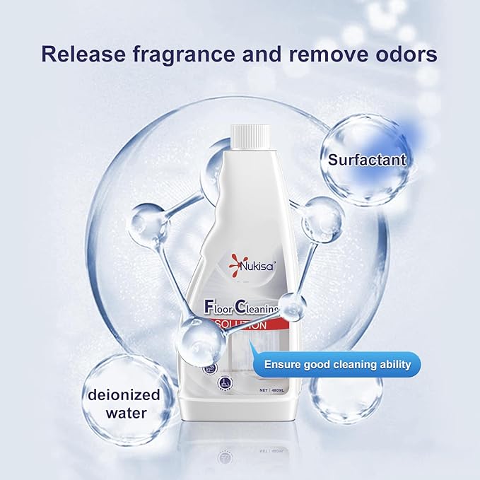 Sweet Orange Scent Floor Cleaning Solution Compatible With Roborock Robot Vacuum And Mop Cleaner， Deep Cleans For Multiple Hard Floors, Suitable With All Robot Vacuums With Mopping (1 Bottle)