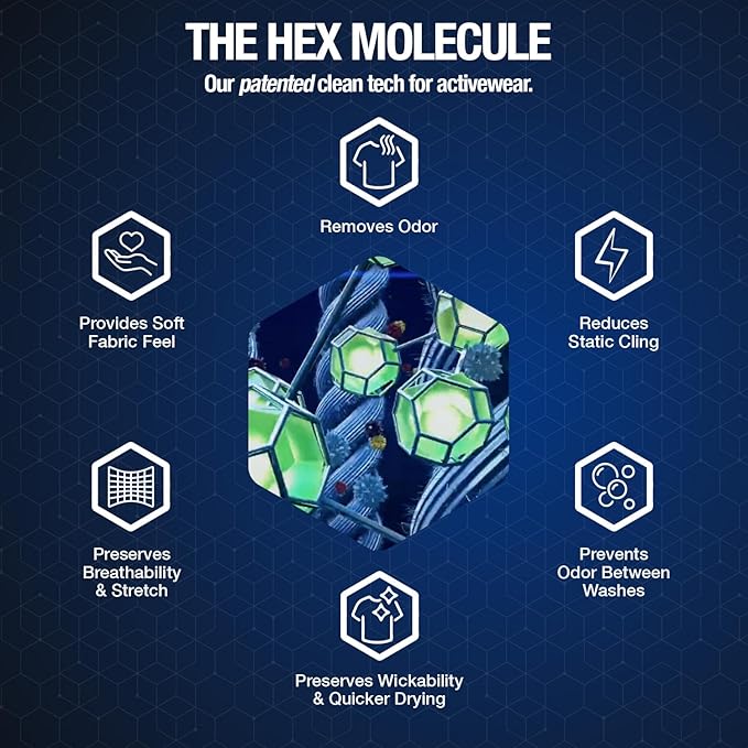 HEX Performance Laundry Detergent, Lavender, 100 Loads (Pack of 2) - Designed for Activewear, Eco-Friendly, Concentrated Formula