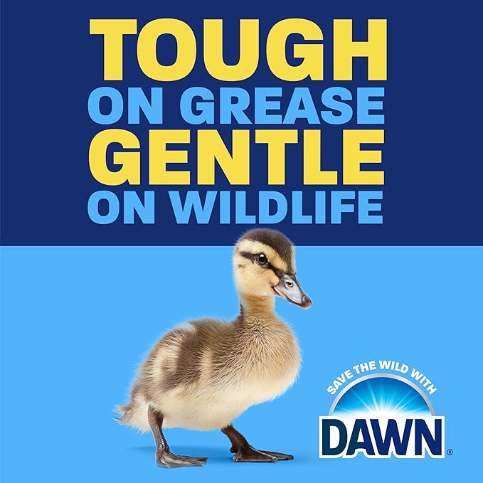 Dawn Free & Clear EZ-Squeeze Dish Soap Liquid, Dishwashing Liquid, Grease Removal, Lemon, 24.3 Fl Oz (Pack of 3)