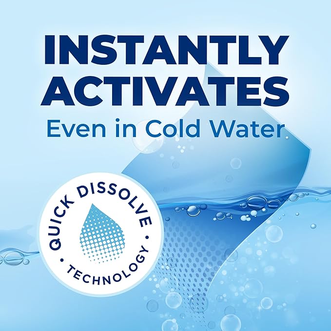 Arm & Hammer Power Sheets Laundry Detergent, Fresh Linen 50ct, up to 100 Small Loads (Packaging may vary)