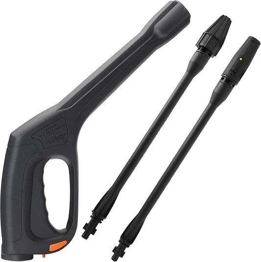 Pressure Washer Gun, Replacement Pressure Washer Wand with Jet and Turbo Nozzle – Compatible with Some of Portland Husky Black Decker Ford Pulsar ShopForce Taskforce Powerwasher Taskmaster