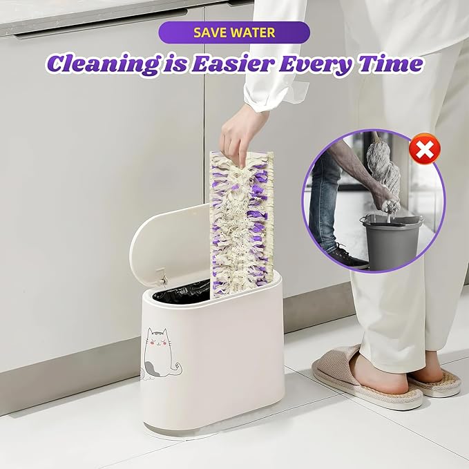 24 Pack Disposable Mop Pads for Power Mop™ Multi-Surface Mop, Floor Cleaning Replacement Mopping Pads Refills