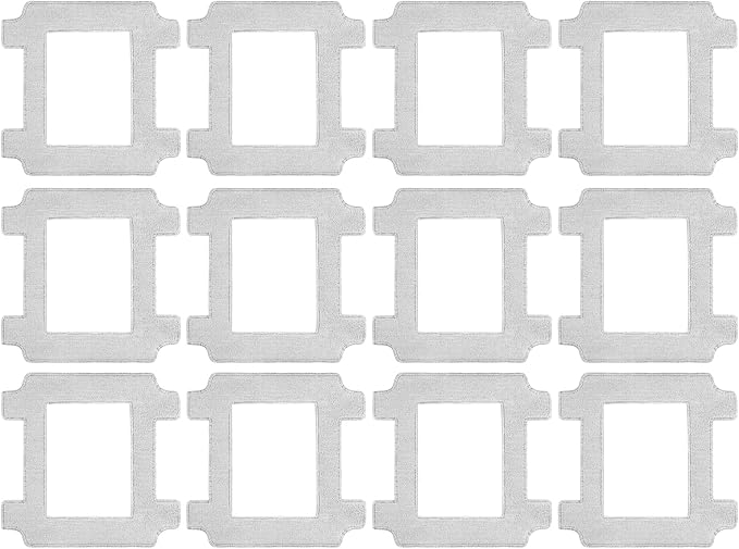 Winbot W2 Pro Replacement Mop Pads - 12 Pcs Washable & Reusable Cleaning Cloths Compatible with Ecovacs Winbot W2 Omni, W1 Pro, W2 Pro Window Vacuum Cleaner Robot