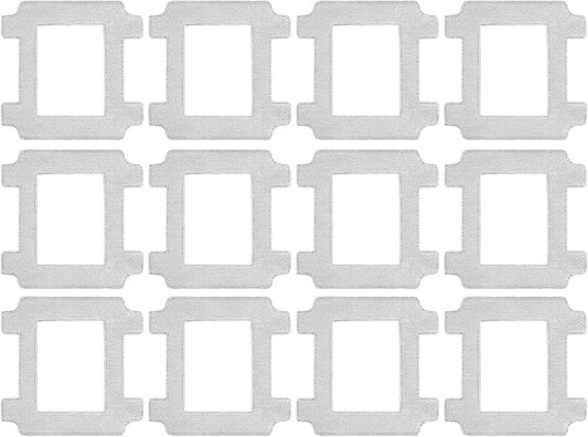 Winbot W2 Pro Replacement Mop Pads - 12 Pcs Washable & Reusable Cleaning Cloths Compatible with Ecovacs Winbot W2 Omni, W1 Pro, W2 Pro Window Vacuum Cleaner Robot