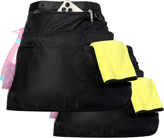 Cleaning Caddy Apron for Women with 7 Pockets, Professional Waterproof Housekeeping Work Apron
