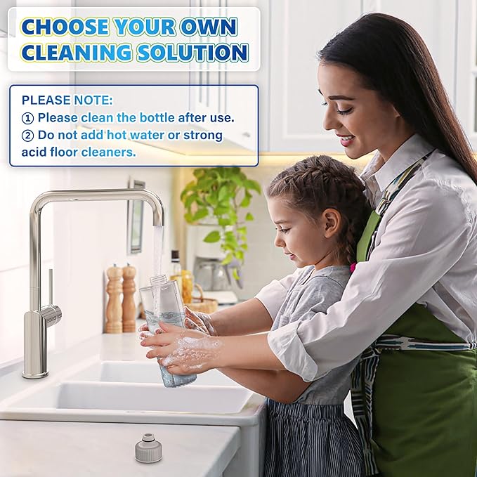 Spray Mops for Hardwood Floor Cleaning - MEXERRIS Wet Mops Dry Dust Mop with 3 Washable Mopping Pads- Flat Mop with Sprayer Home Commercial Mops for Wood Laminate Tile Vinyl Cement Concrete