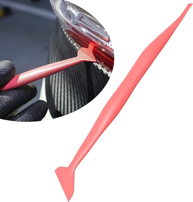 Spanno Vinyl Wrap Tool Kit Window Tint Kits for Film Installation, Include Wrapping Stick Squeegee, Felt Squeegee, Weeding Knife and Utility Knife…