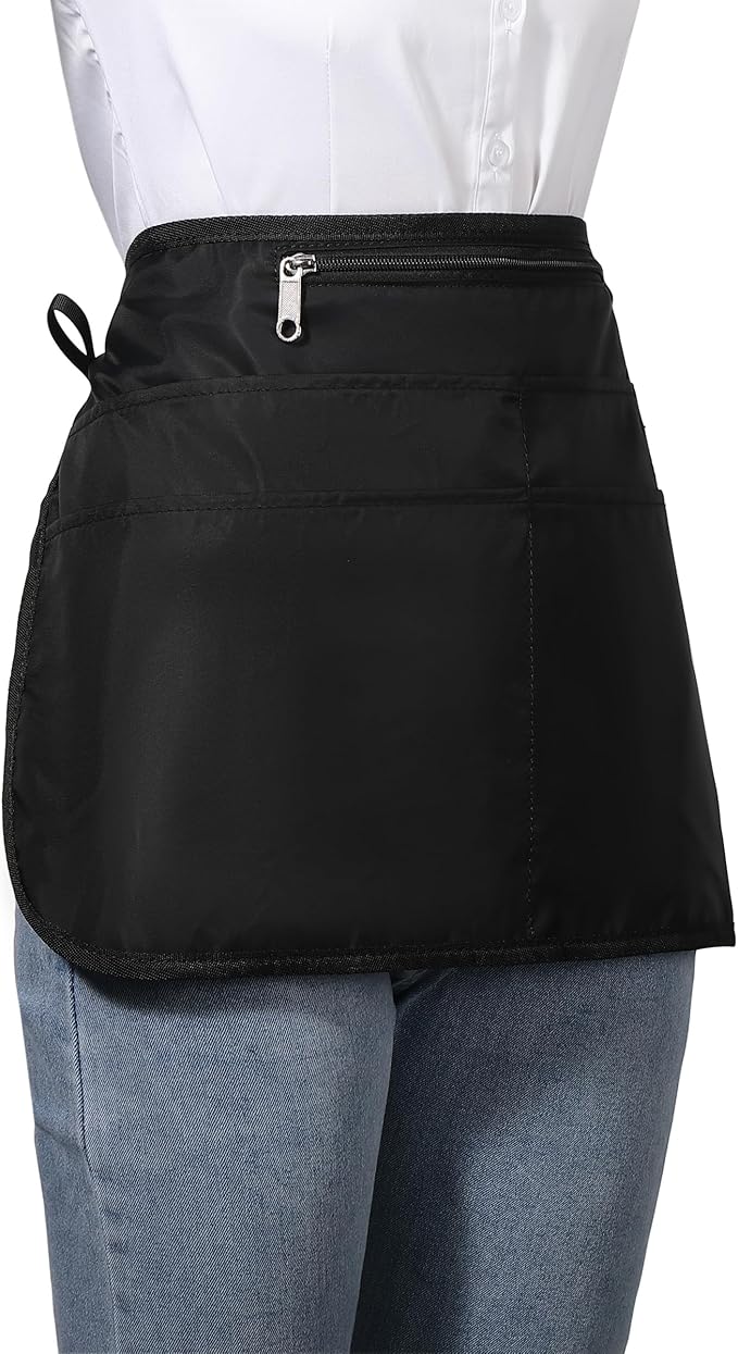 Cleaning Apron Caddy for Women with 6 Pockets, Professional Waterproof Cleaning Supplies for Housekeeping